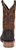 Back view of Double H Boot Mens 11  Wide Square Toe Roper 